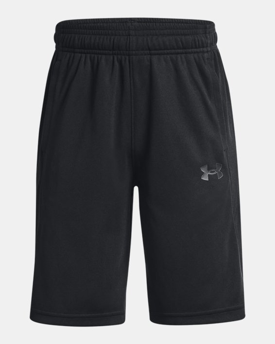 Boys' UA Baseline Shorts, Black, pdpMainDesktop image number 0